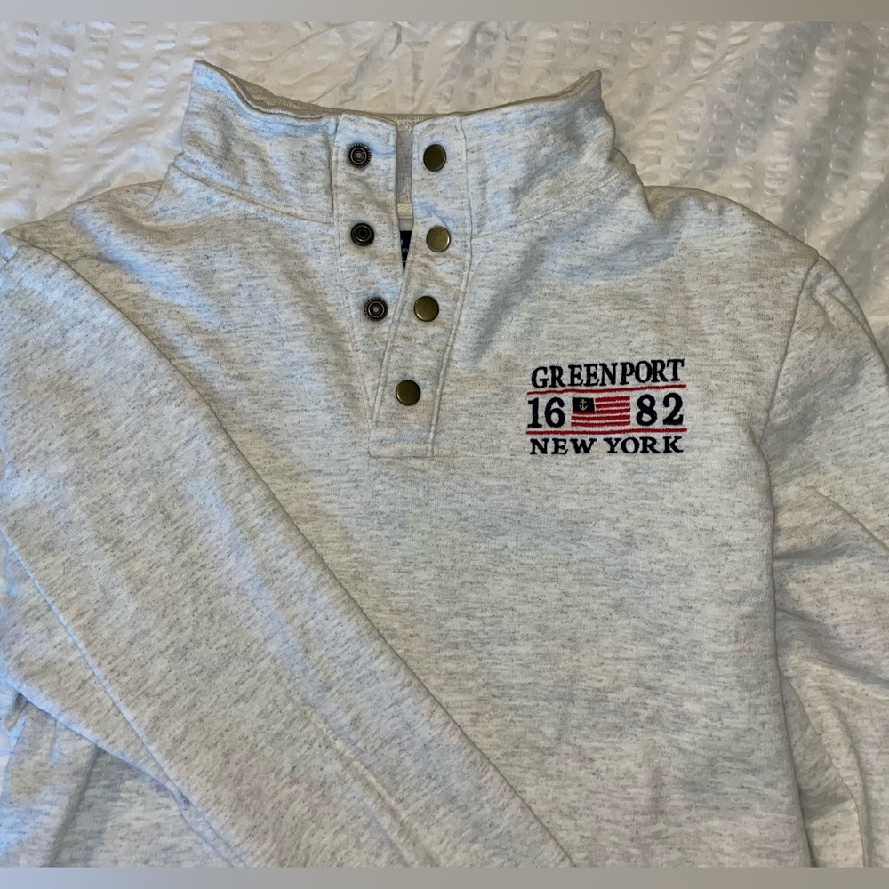 League Button-Up Sweatshirt